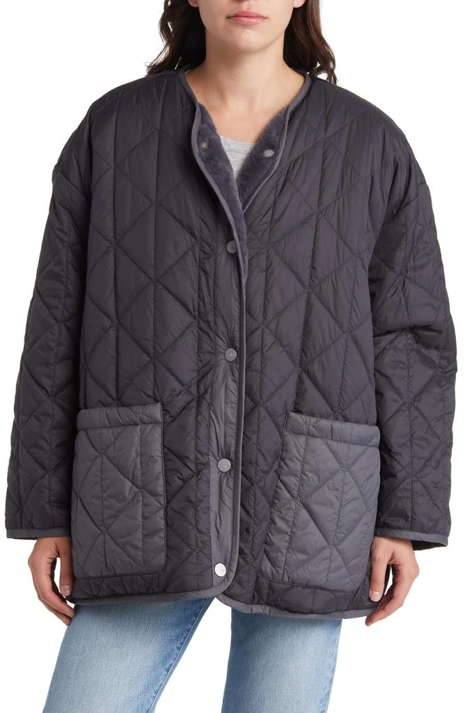 UGG Amelia Water Resistant Reversible Faux Fur Jacket 1