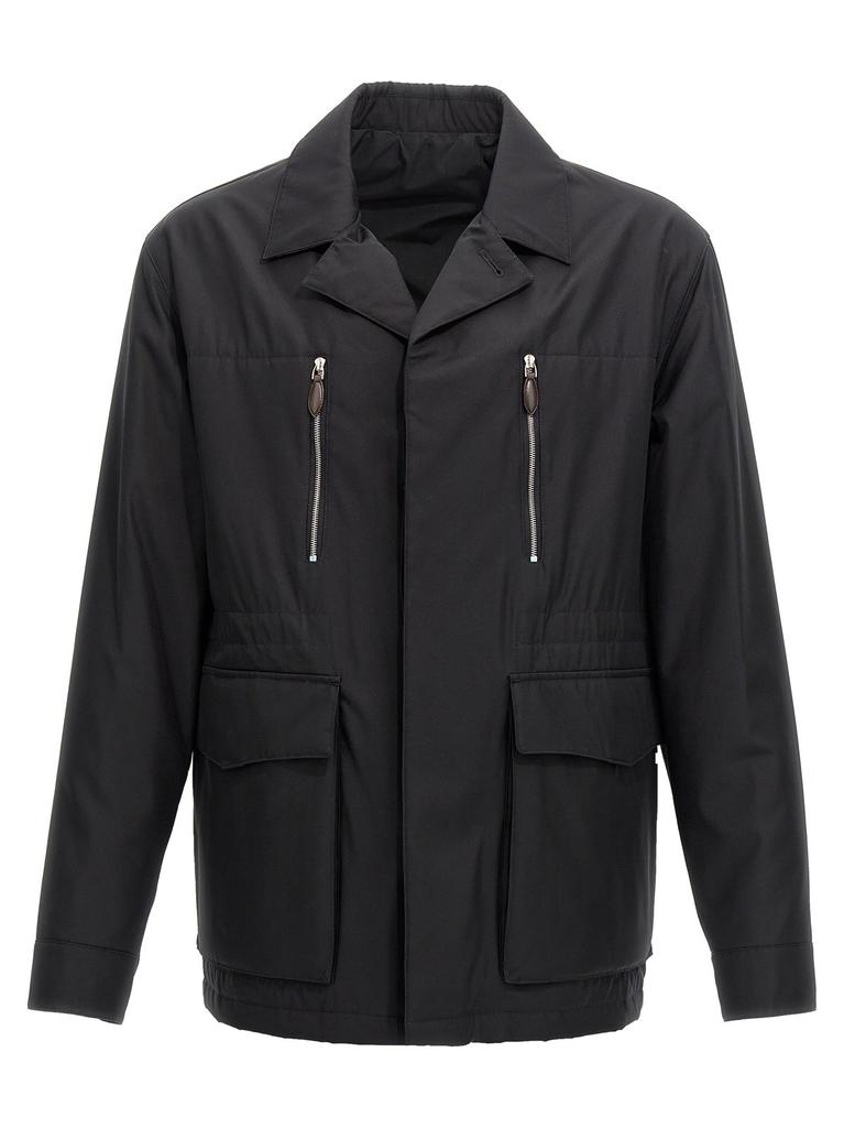 Berluti Berluti Collared Zip Detailed Jacket