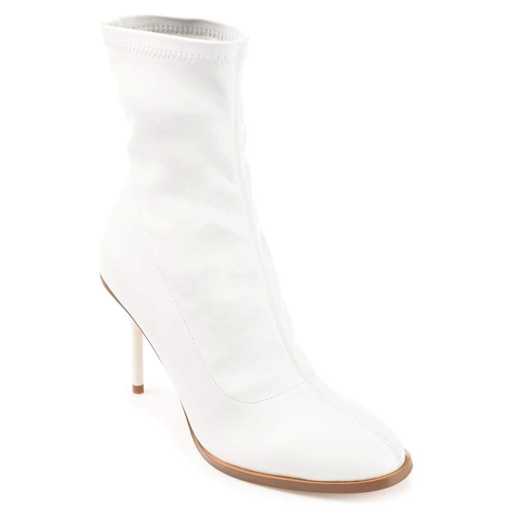 JOURNEE Womens Gizzel Almond Toe Stiletto High Ankle Booties 1