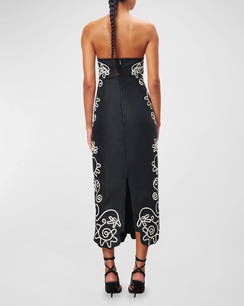 Mara Hoffman Stella Strapless Floral Column Midi Dress - Dresses & Skirts -  Free Shipping - BeyondStyle
