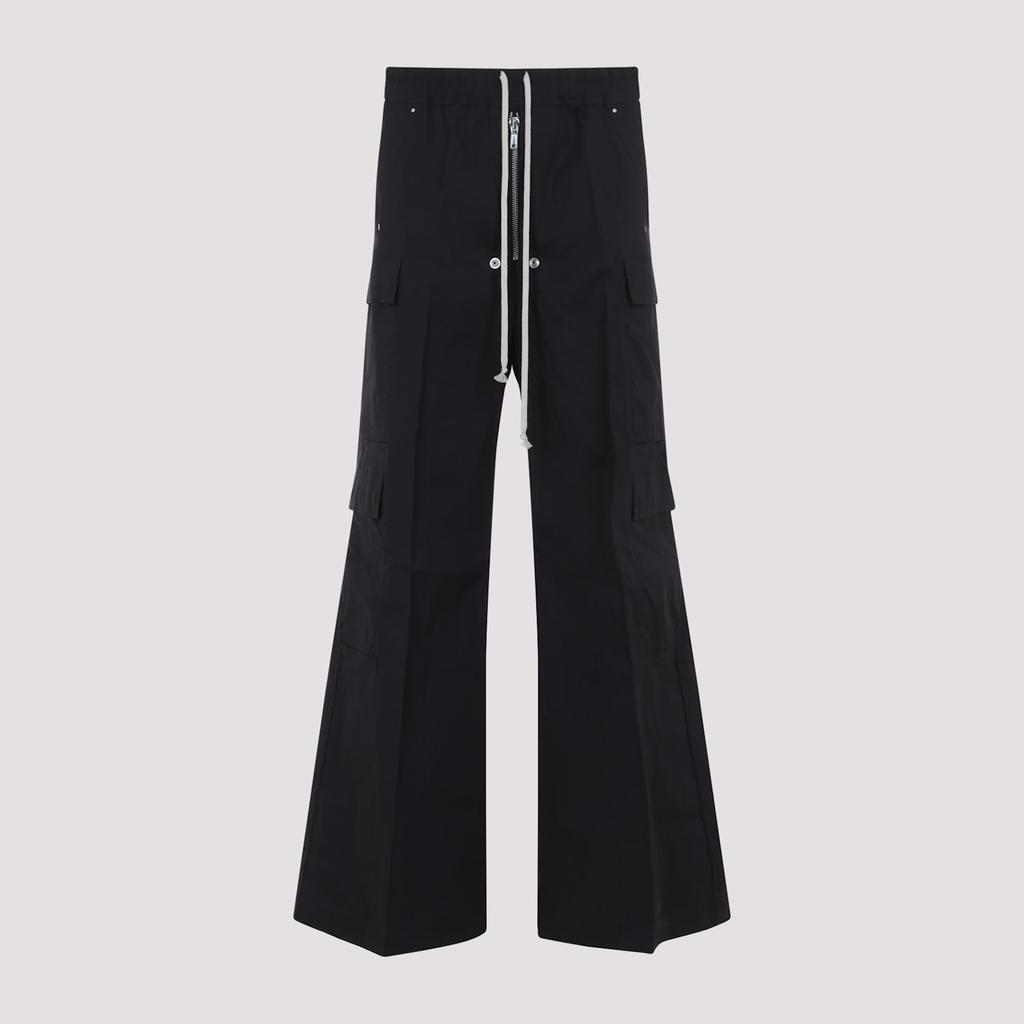 Rick Owens Wide Bela Pants BLACK 48-IT - Trousers - BeyondStyle
