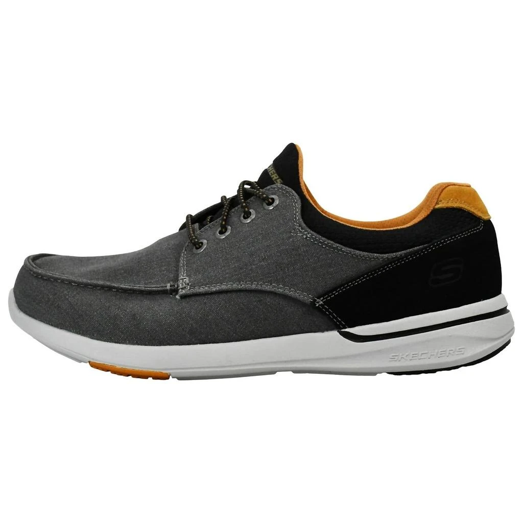 SKECHERS Men
s Mosen Boat Shoe In Charcoal 2