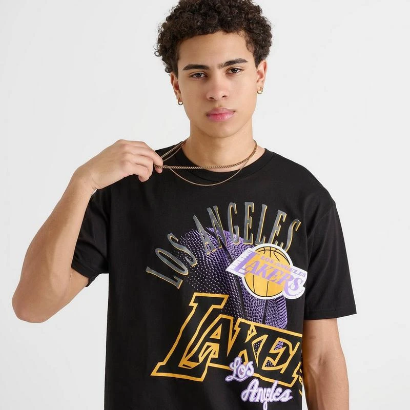 Mitchell & Ness Men's Mitchell & Ness Los Angeles Lakers NBA Maxed Out Graphic T-Shirt 5