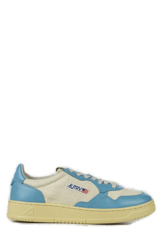 Autry Autry Colourblock Round-Toe Lace-Up Sneakers
