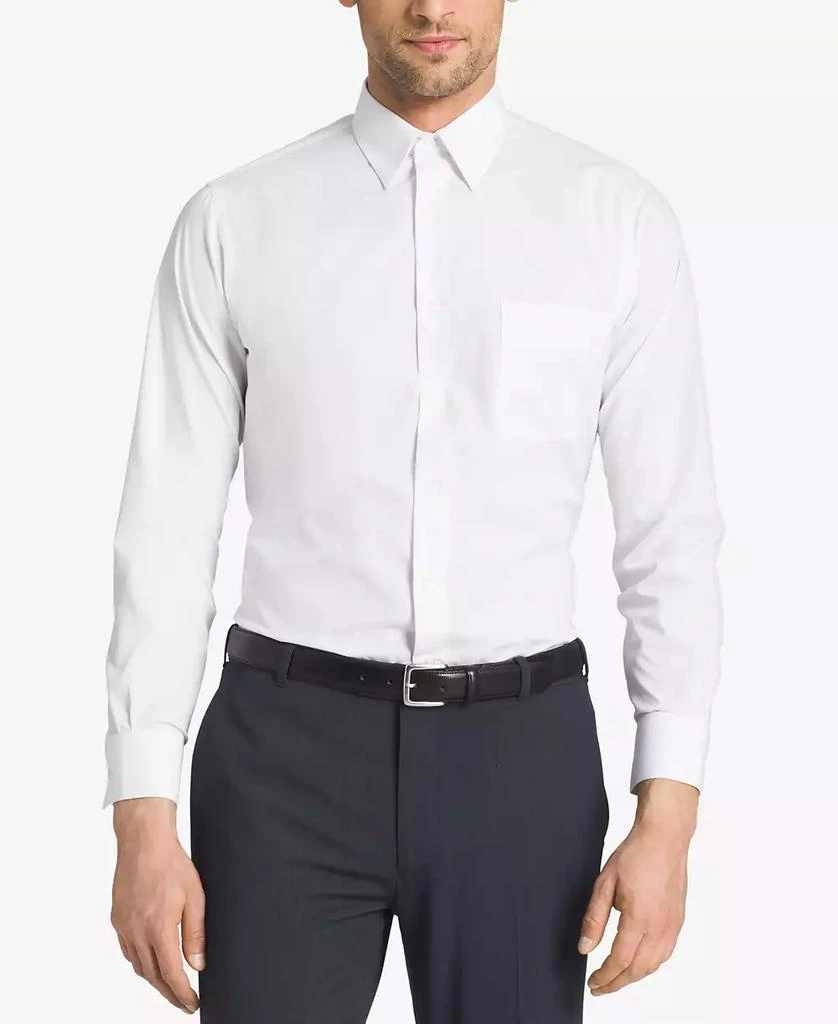 Van Heusen Men's Poplin Dress Shirt, Classic & Athletic Fit 1