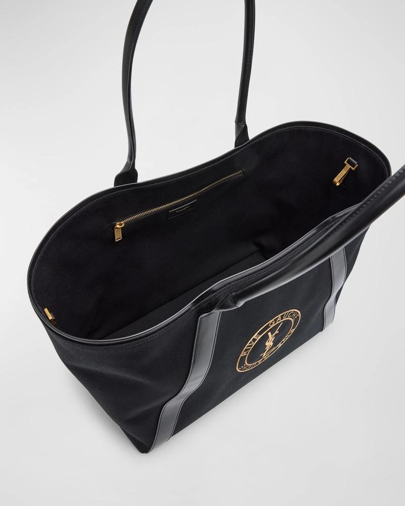 Yves Saint Laurent Men's YSL Gabardine Tote Bag 4