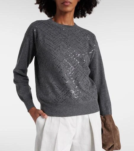 Brunello Cucinelli Wool, cashmere and silk sweater 6