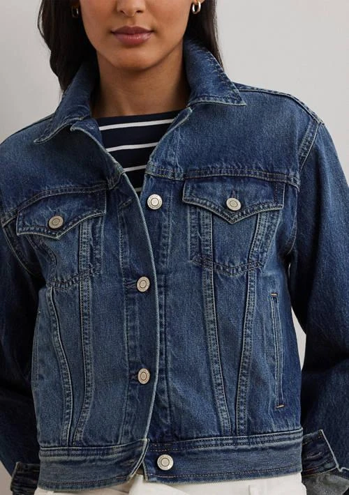 Ralph Lauren Ralph Lauren Petite Denim Trucker Jacket 3