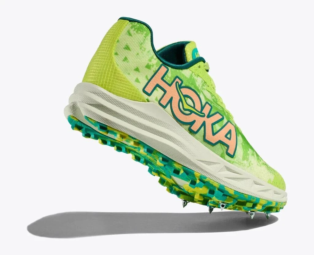 Hoka One One Crescendo XC Men's US 8 Green Spikeless Track Running Shoes EEE3729 6
