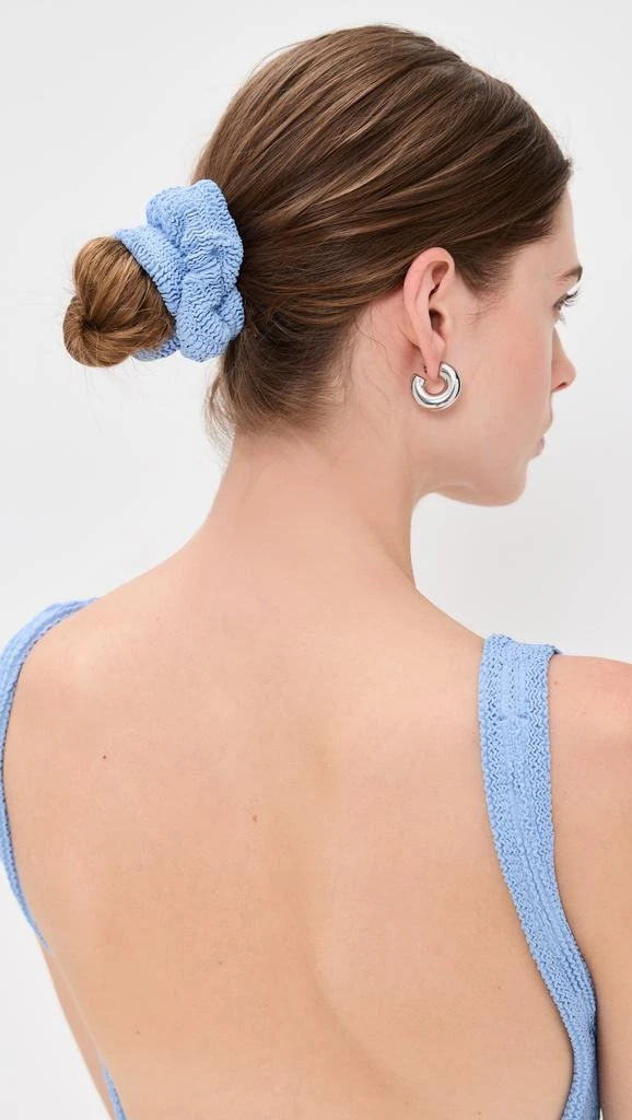 Hunza G Cornflower Scrunchie 2