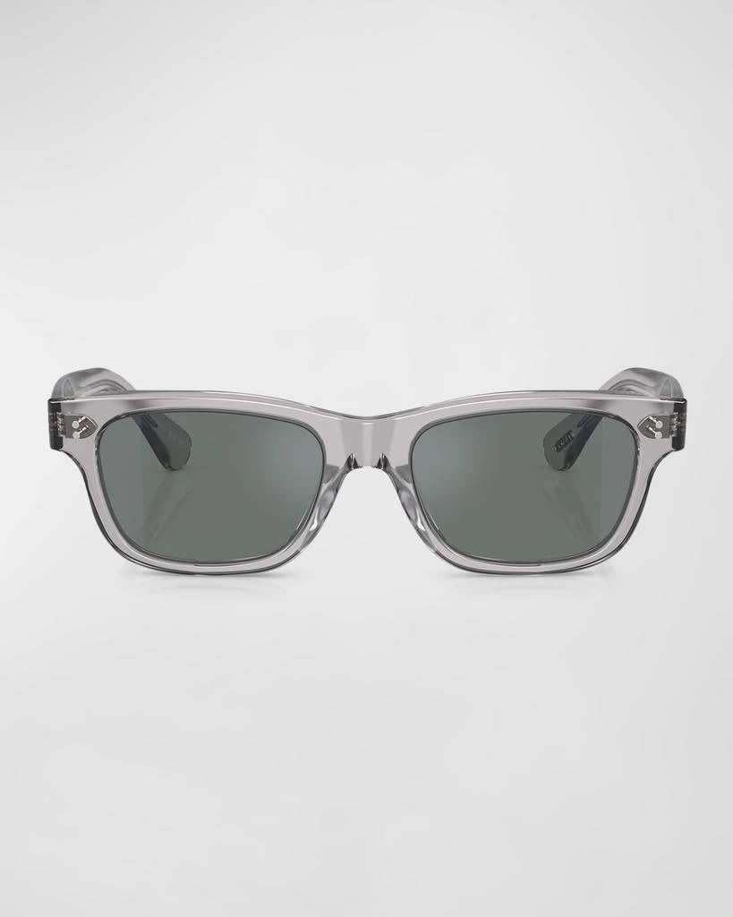 Oliver Peoples Men's Rosson Sun Acetate Rectangle Sunglasses 3