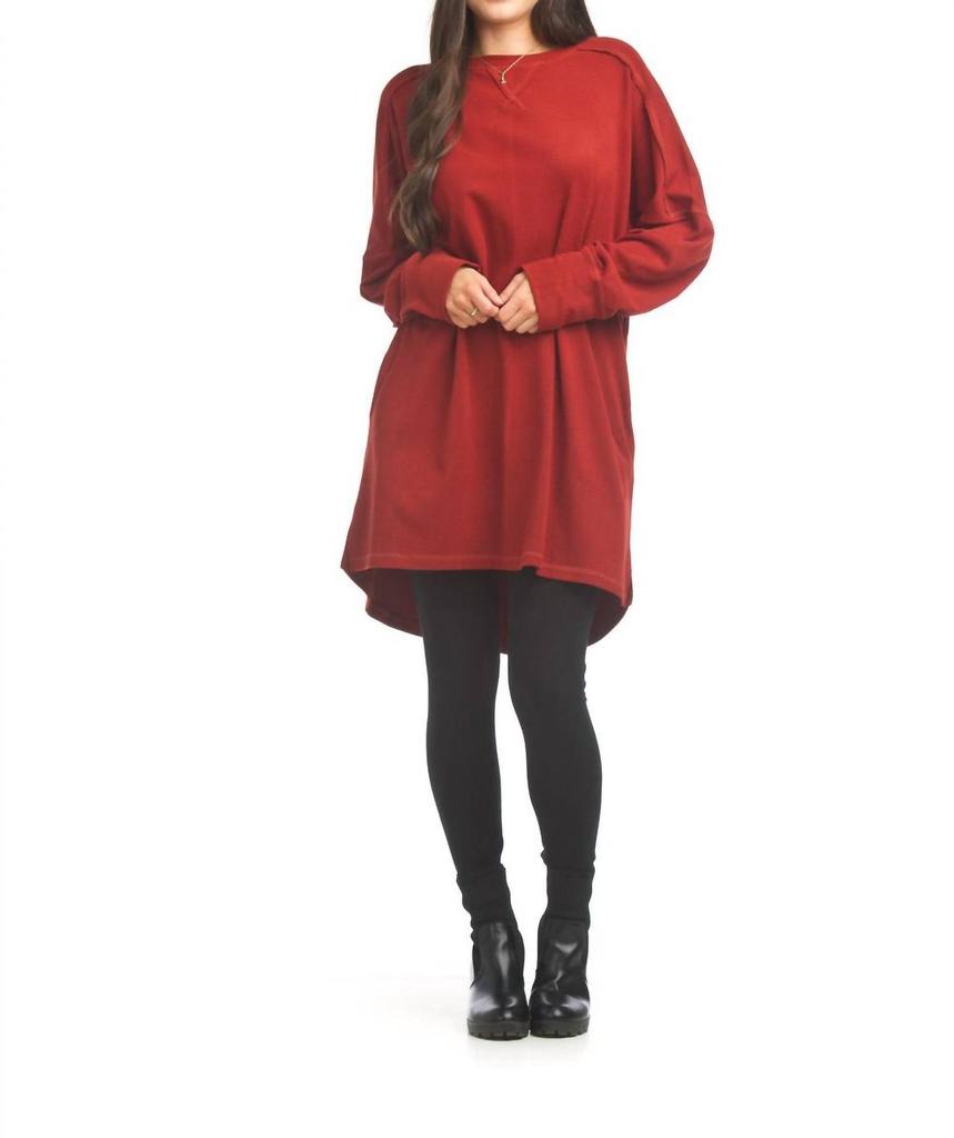 Papillon Papillon - Brushed Super Soft Extended Sleeve Dress