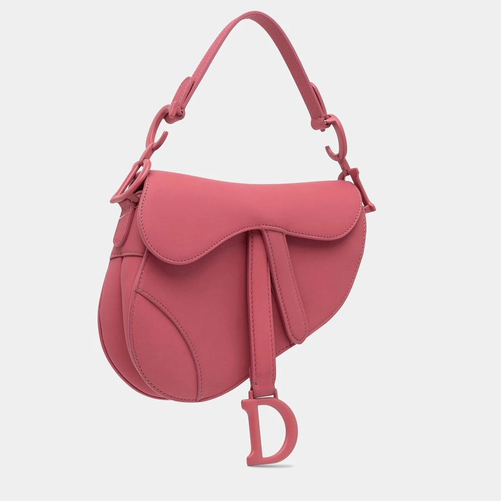 Dior Dior Pink Leather Mini Saddle Bag 2