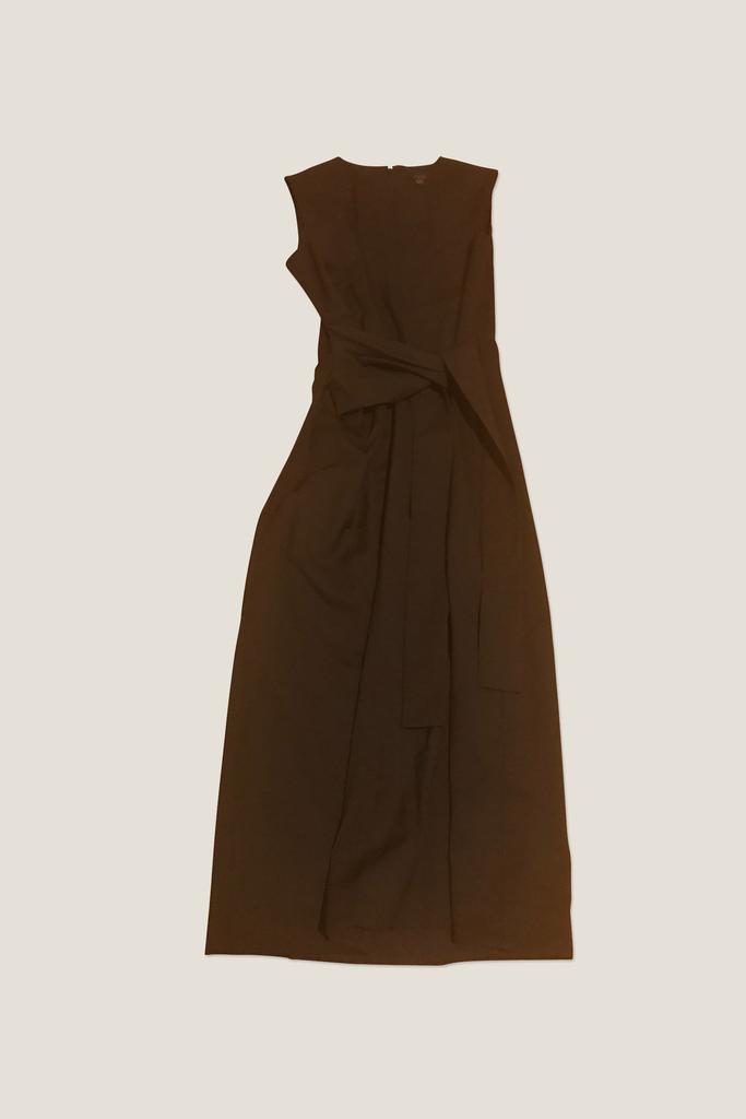 cos Wool Dress Black