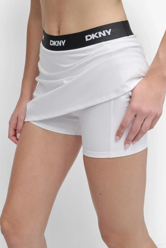 DKNY LOGO ELASTIC BALANCE COMPRESSION SKORT 4