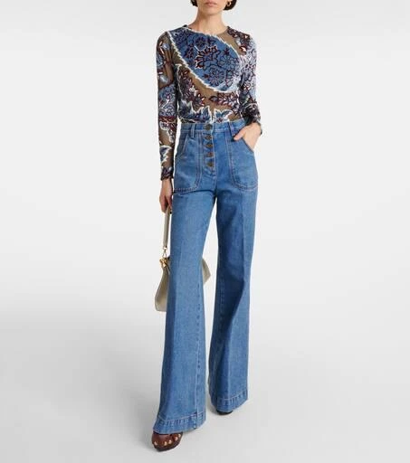 ETRO High-rise flared jeans 7