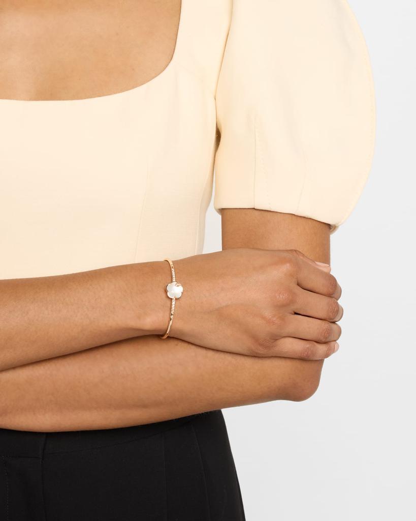 Pasquale Bruni Ton Joli 18K Rose Gold Diamond Bracelet with Moonstone and Mother-of-Pearl