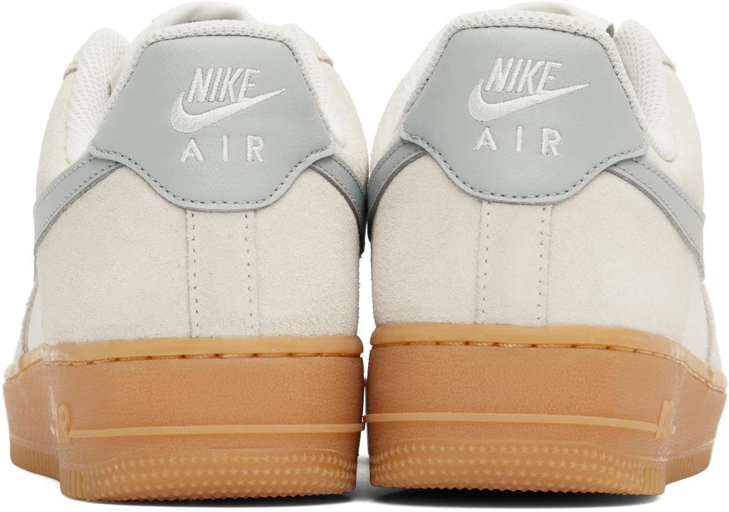 NIKE Beige 
Gray Air Force 1 
07 LV8 Sneakers 2