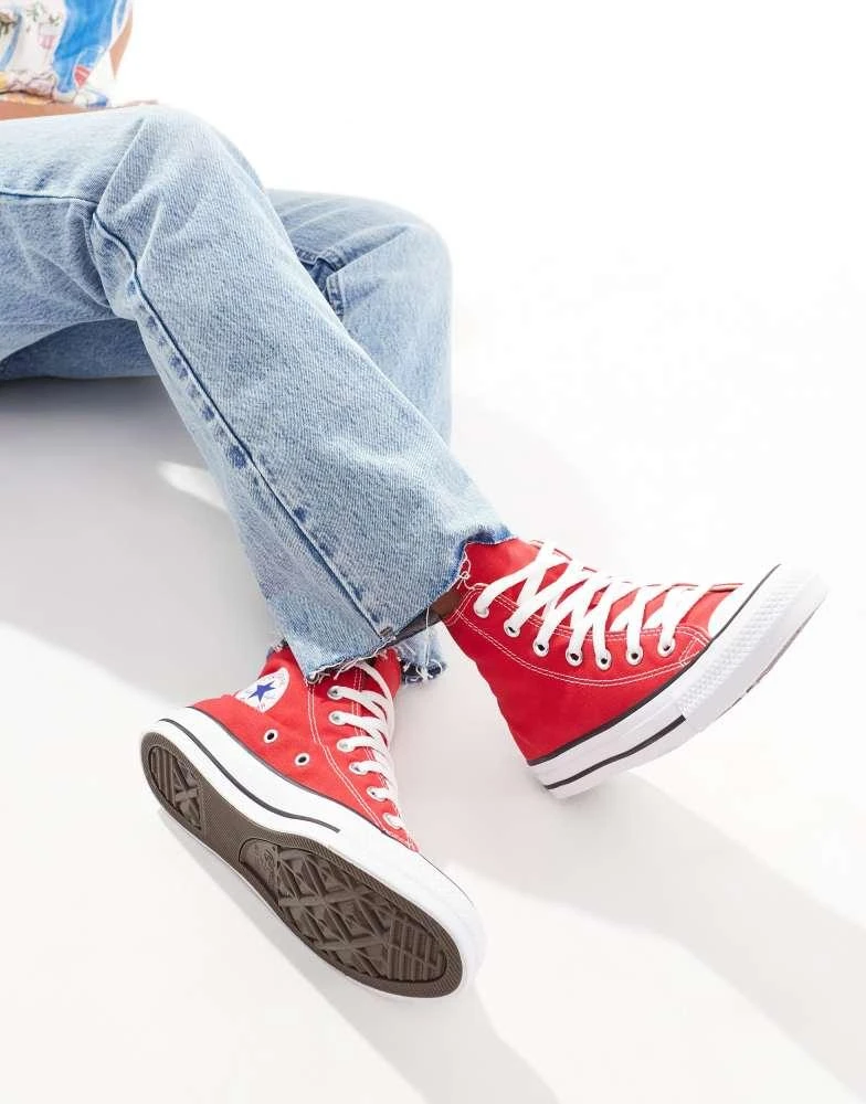 Converse Converse Chuck Taylor All Star Hi trainers in red