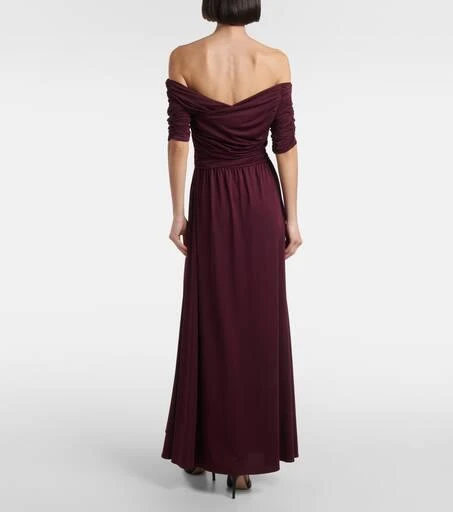 Altuzarra Charlotte ruched jersey maxi dress 3