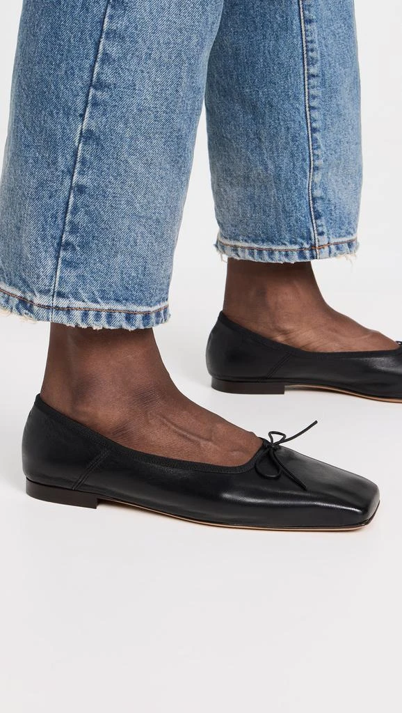 Mansur Gavriel Square Toe Ballerina Flats 2