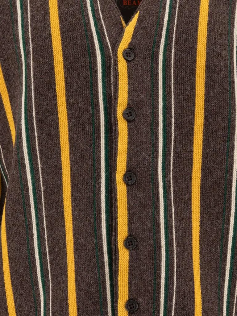 BEAMS PLUS Beams Plus Striped Knit Cardigan 3