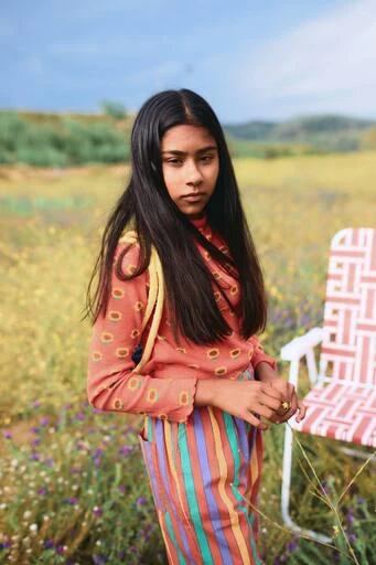 BOBO CHOSES Sunflower cotton-blend jersey turtleneck top 4