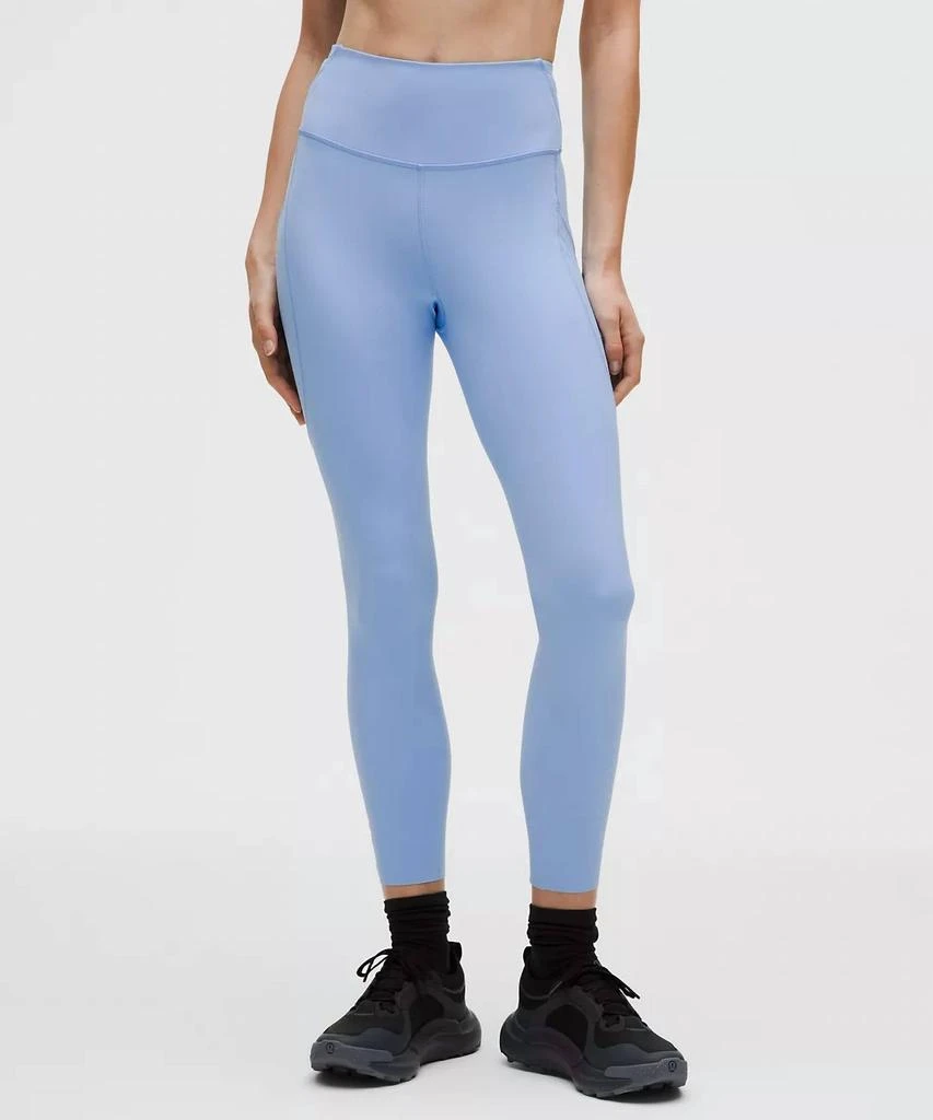 Lululemon Fast And Free High Rise Tight In Sinatra Blue