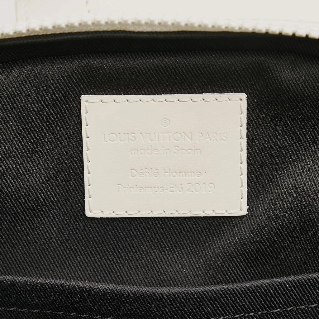 Louis Vuitton Louis Vuitton White Monogram Taurillon Leather Utility Side Bag 9