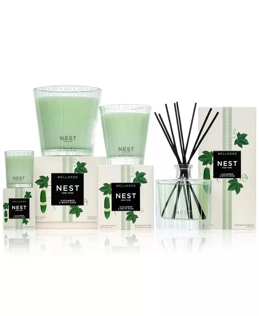 NEST New York Wellness Cucumber 
White Sage Reed Diffuser, 5.9 oz. 5