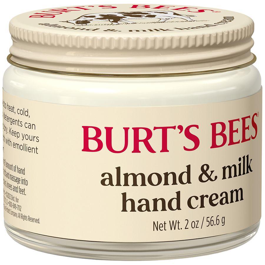 Burt's Bees Almond Milk Beeswax Hand Cream Jar