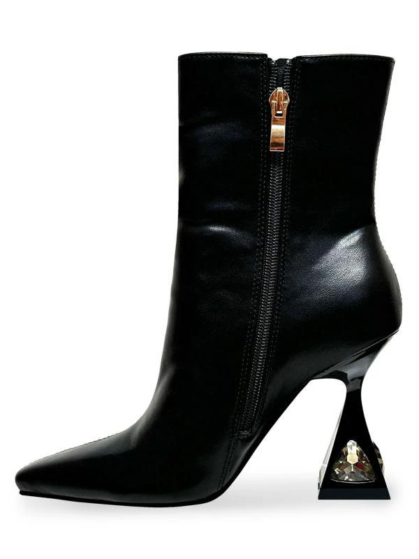 Lady Couture Molly Flare Heel Ankle Boots 3
