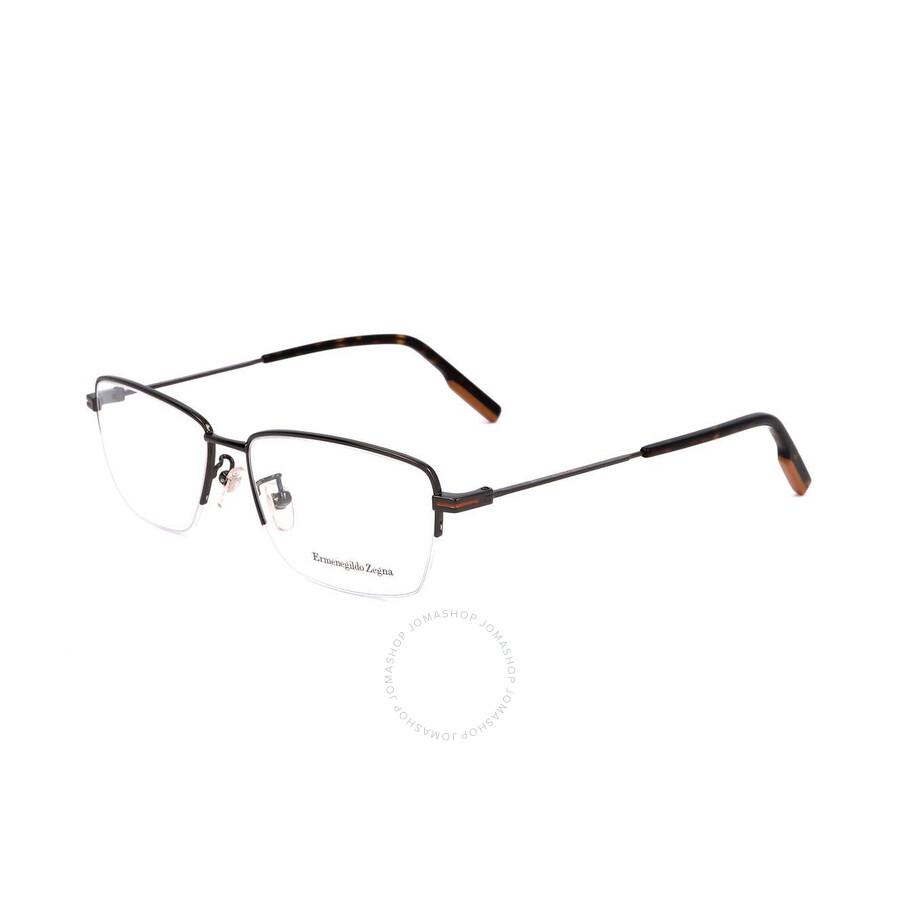 Zegna Demo Rectangular Men's Eyeglasses EZ5165-D 012 56