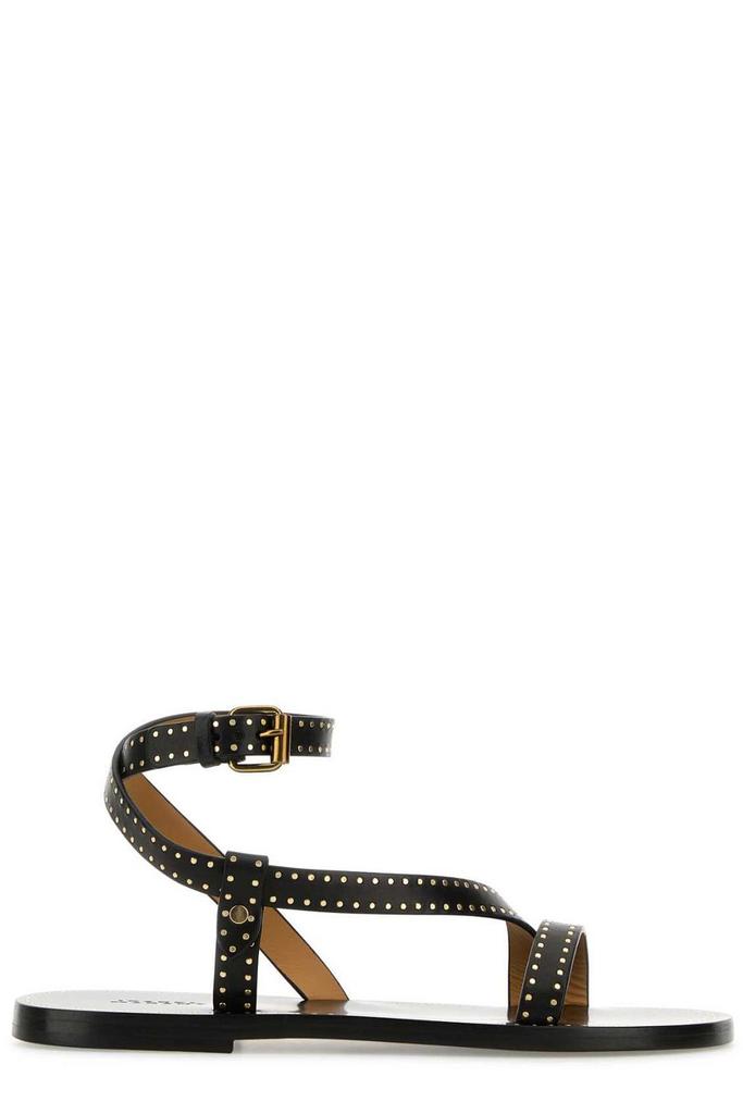 Isabel Marant CAMEL LEATHER JOPEE SANDALS - Sandals