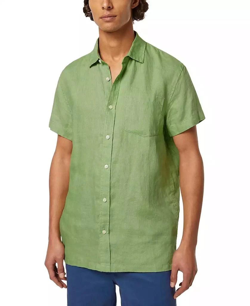 Scotch & Soda Men's Short-Sleeve Linen Shirt 1