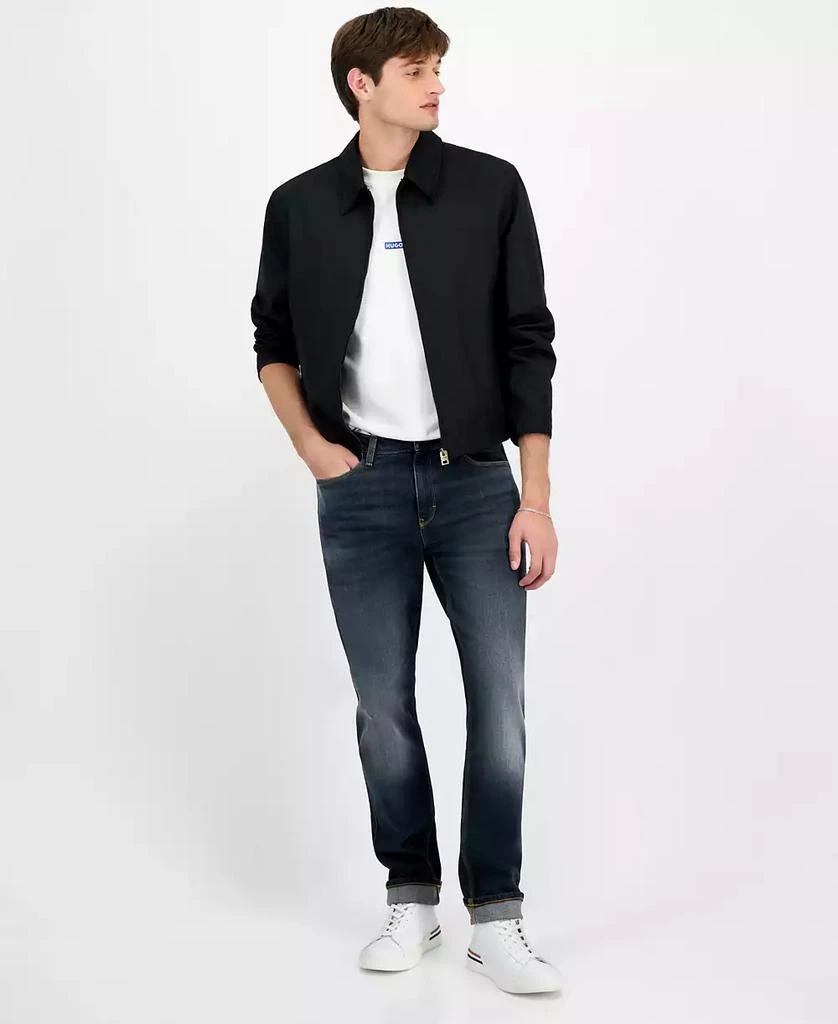 Hugo Boss Men
s Bapo Harrington Mid-Weight Regular Fit Wax Jacket 3