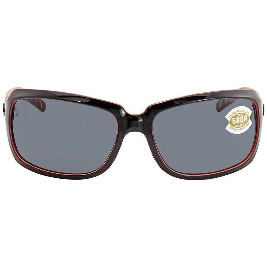 Costa Del Mar ISABELA Grey Polarized Polycarbonate Ladies Sunglasses IB 32 OGP 64 1