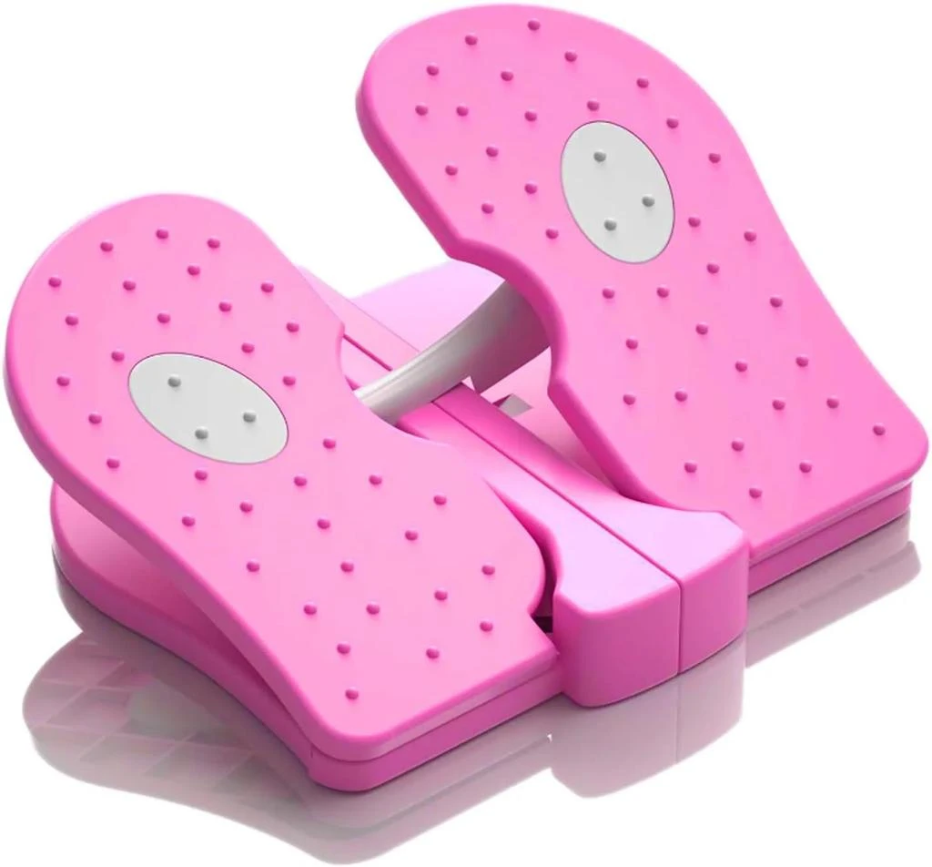 BIOK Mini Foldable Leg Exerciser Portable Foot Pedal Exercise Machine under Desk Stepper Exercising Leg Muscles Physical Therapy Leg Exercise Relieves Varicose Veins at Home Office