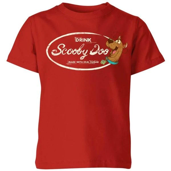 Original Hero Scooby Doo Cola Kids' T-Shirt - Red 1