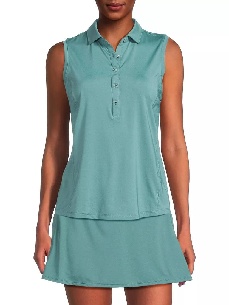 Zero Restriction Tae Sleeveless Polo Top 3