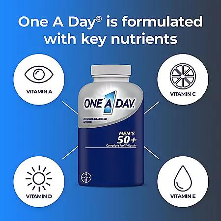 One A Day One A Day Men's 50+ Healthy Advantage Multivitamin Tablets 300 ct.