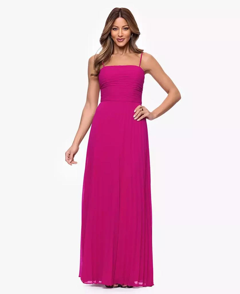 XSCAPE Women's Sleeveless Square Neck Gown