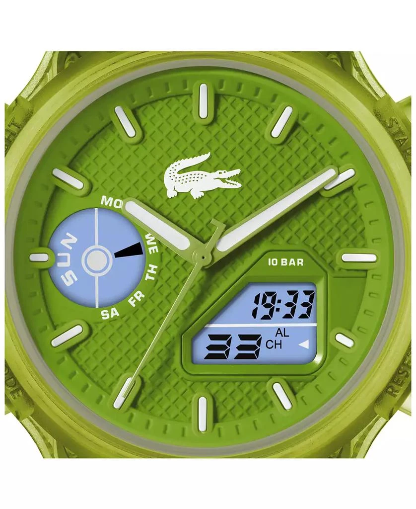 Lacoste Men's LC33 Green Silicone Strap Watch 4
