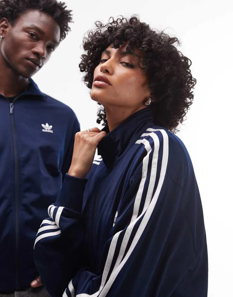 Adidas adidas Originals Firebird track top in navy 3
