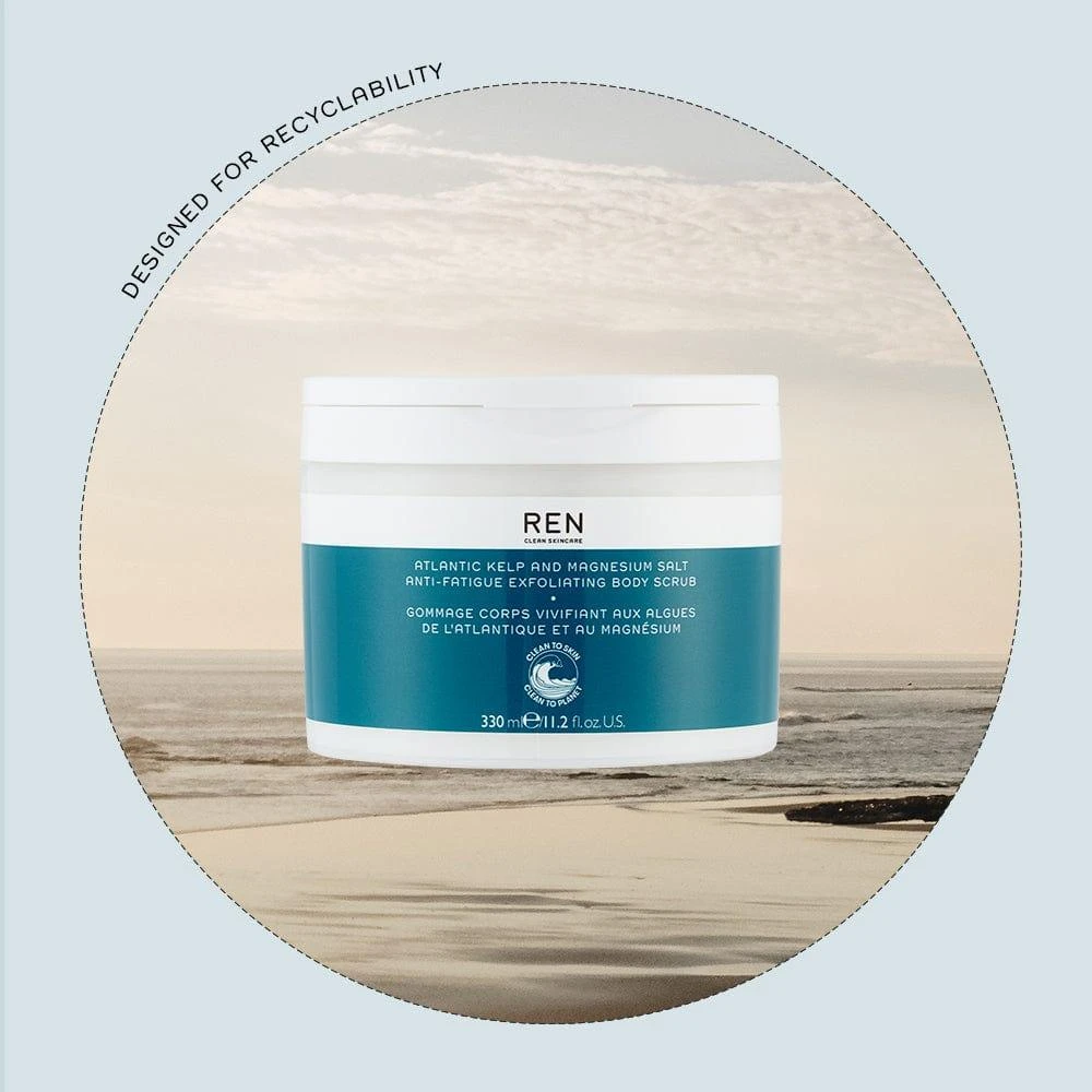 REN Clean Skincare Atlantic Kelp and Magnesium Salt Anti-Fatigue Exfoliating Body Scrub 6