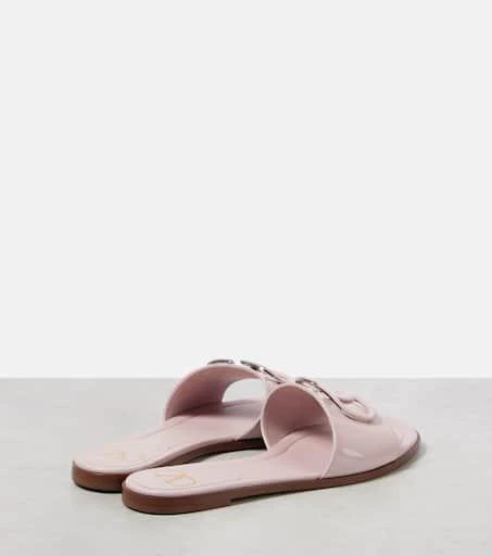 Valentino VLogo patent leather slides 2