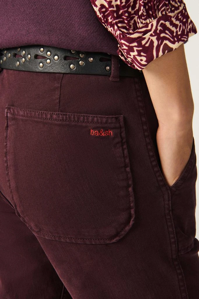 预计3周后发货 ba&sh Pantalon Csally - Cerise - Femme 5