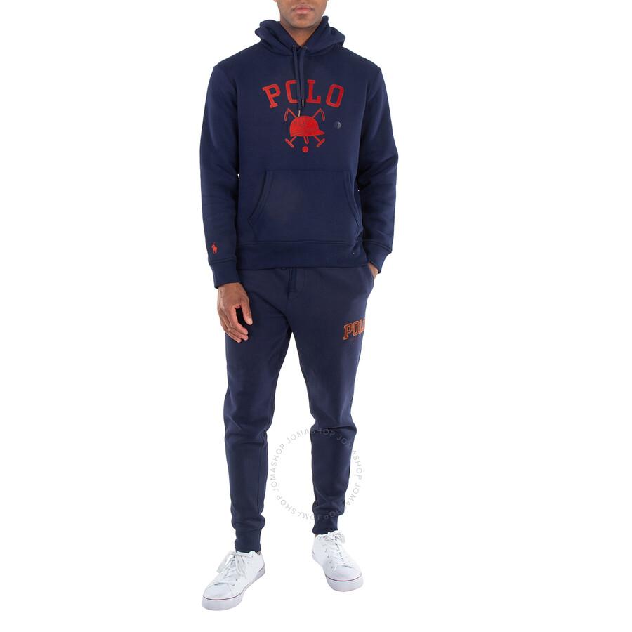 Ralph Lauren Navy Logo Fleece Magic Hoodie