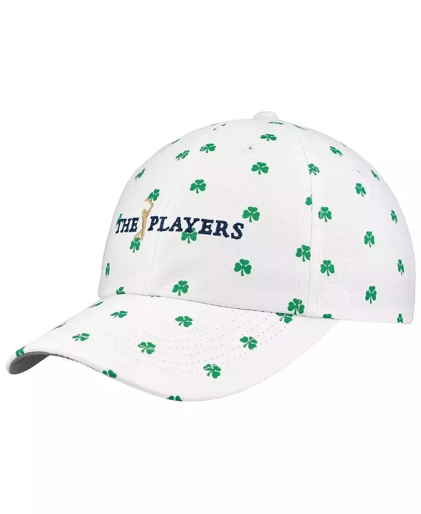 Imperial Men's White The Players Allover Shamrock Print Alter Ego Adjustable Hat 1