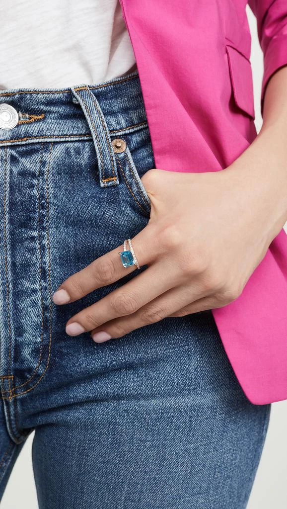 MATEO 14k   Blue Topaz Point of Focus Ring 3